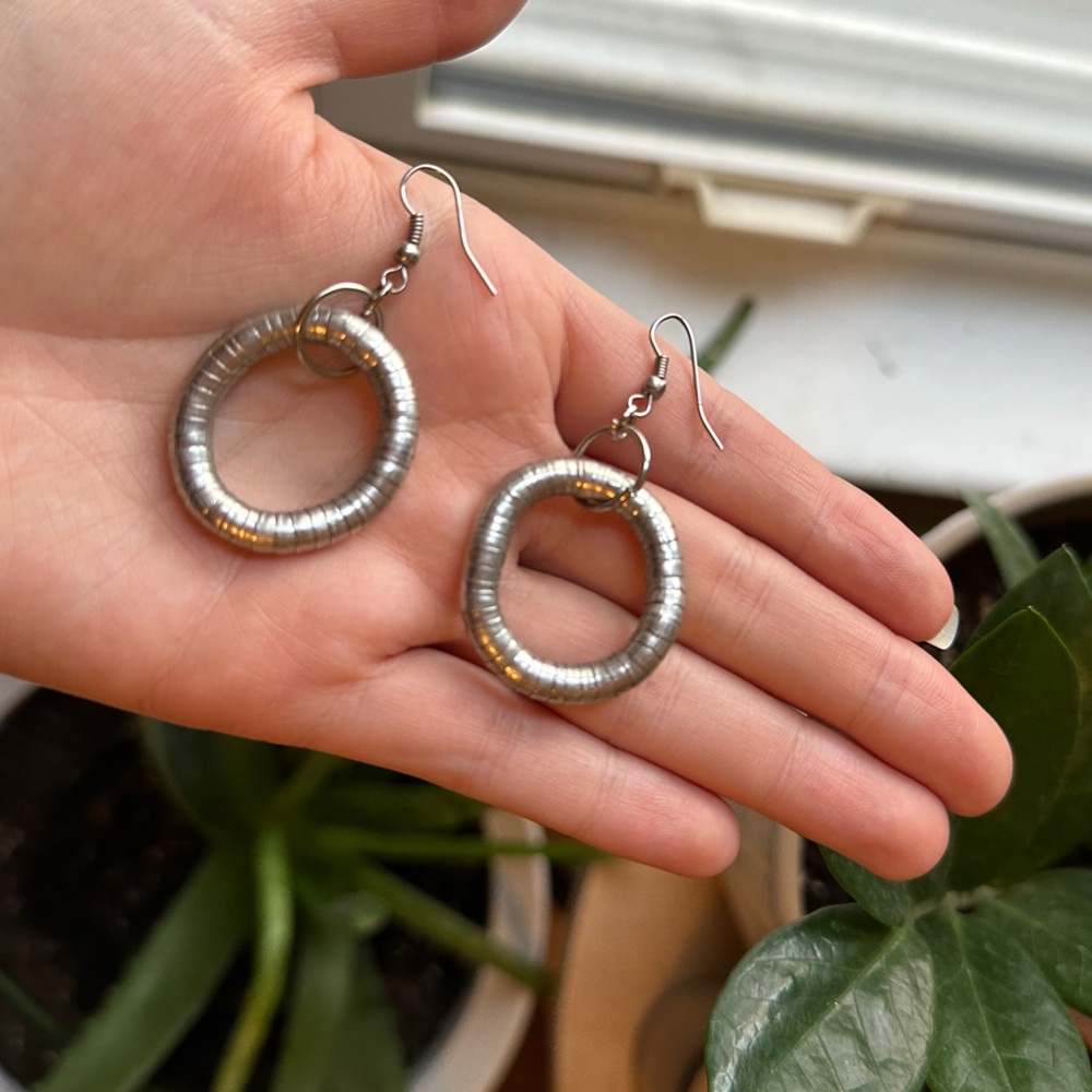 Soft metal earrings